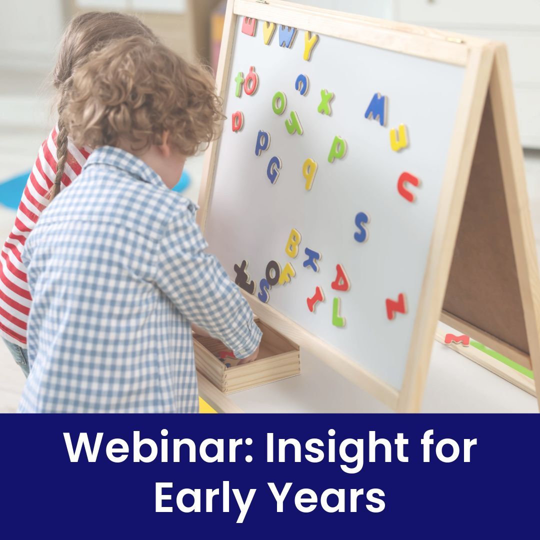 Are you an Insight user in an EYFS setting and want to use it to track the learning and achievements of students? Join us for Insight for Early Years on 1st April at 4pm. Register via the Insight homepage.