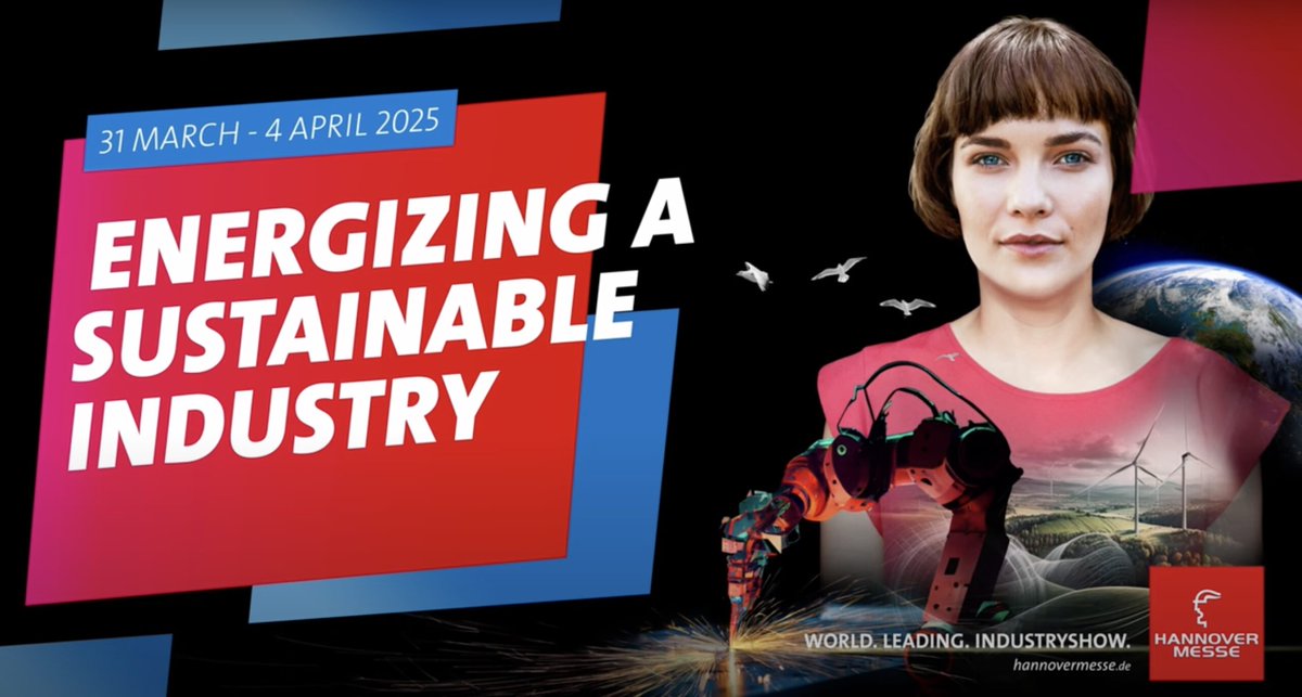 Asti Automation (@asti_automation) on Twitter photo It's that time of the year again! Meet us <a href="/hannover_messe/">HANNOVER MESSE</a> - the world’s leading industrial trade fair, March 31st - April 4th, Hall 7, Stand A08, to jointly foster new #automation and #training projects for sustainable development.
hannovermesse.de/exhibitor/asti… It's that time of the year again! Meet us <a href="/hannover_messe/">HANNOVER MESSE</a> - the world’s leading industrial trade fair, March 31st - April 4th, Hall 7, Stand A08, to jointly foster new #automation and #training projects for sustainable development.
hannovermesse.de/exhibitor/asti…