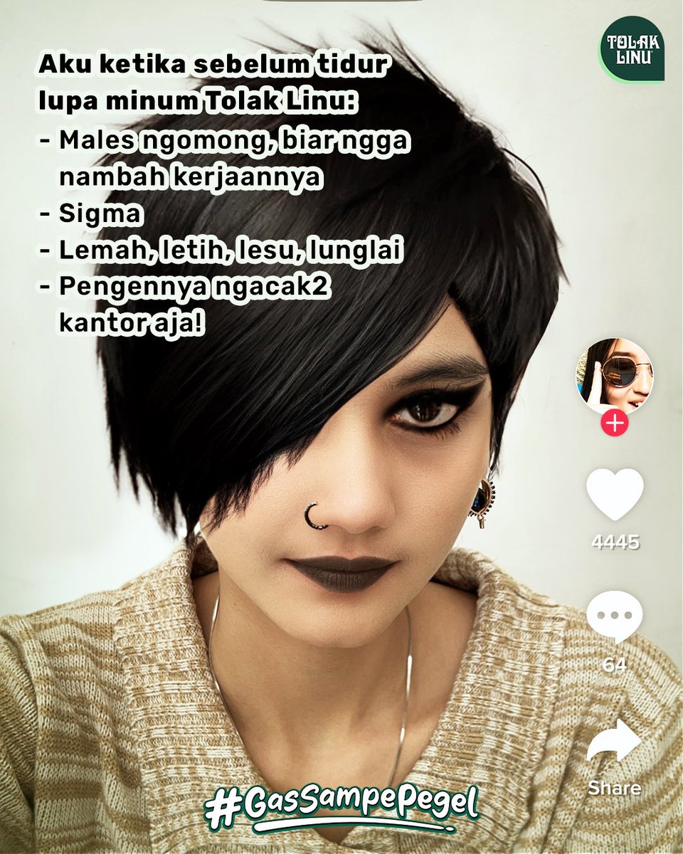 Tolak Linu tweet media