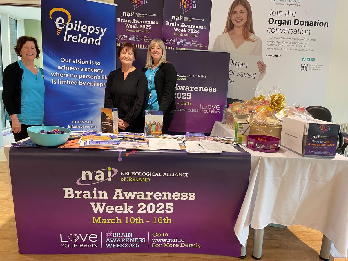 Cork University Hospitals (@cuh_cork) on Twitter photo #BrainAwarenessWeek at CUH
Thank you to all the incredible organisations supporting this week’s awareness campaign at CUH!
Yesterday, we were joined by <a href="/MSIRELAND/">MS Ireland</a> & today, <a href="/epilepsyireland/">Epilepsy Ireland</a> is on-site providing information to patients, families, and staff.
#CUH #OneTeam #BrainAwarenessWeek at CUH
Thank you to all the incredible organisations supporting this week’s awareness campaign at CUH!
Yesterday, we were joined by <a href="/MSIRELAND/">MS Ireland</a> & today, <a href="/epilepsyireland/">Epilepsy Ireland</a> is on-site providing information to patients, families, and staff.
#CUH #OneTeam