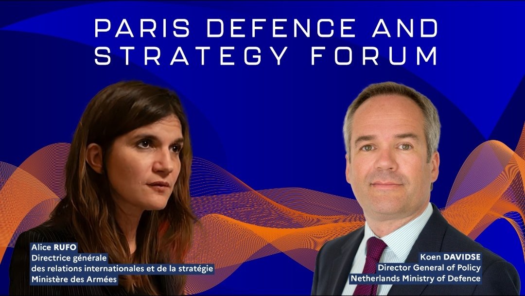 DG_DGRIS's tweet image. Merci au Paris Defence and Strategy Forum pour l’invitation aux côtés de mon homologue 🇳🇱, M.@koendavidse.
Nous avons pu échanger sur des sujets essentiels dans le contexte géopolitique actuel : la coopération 🇫🇷-🇳🇱, l’Ukraine, l’Europe de la défense et la relation UE-OTAN.
