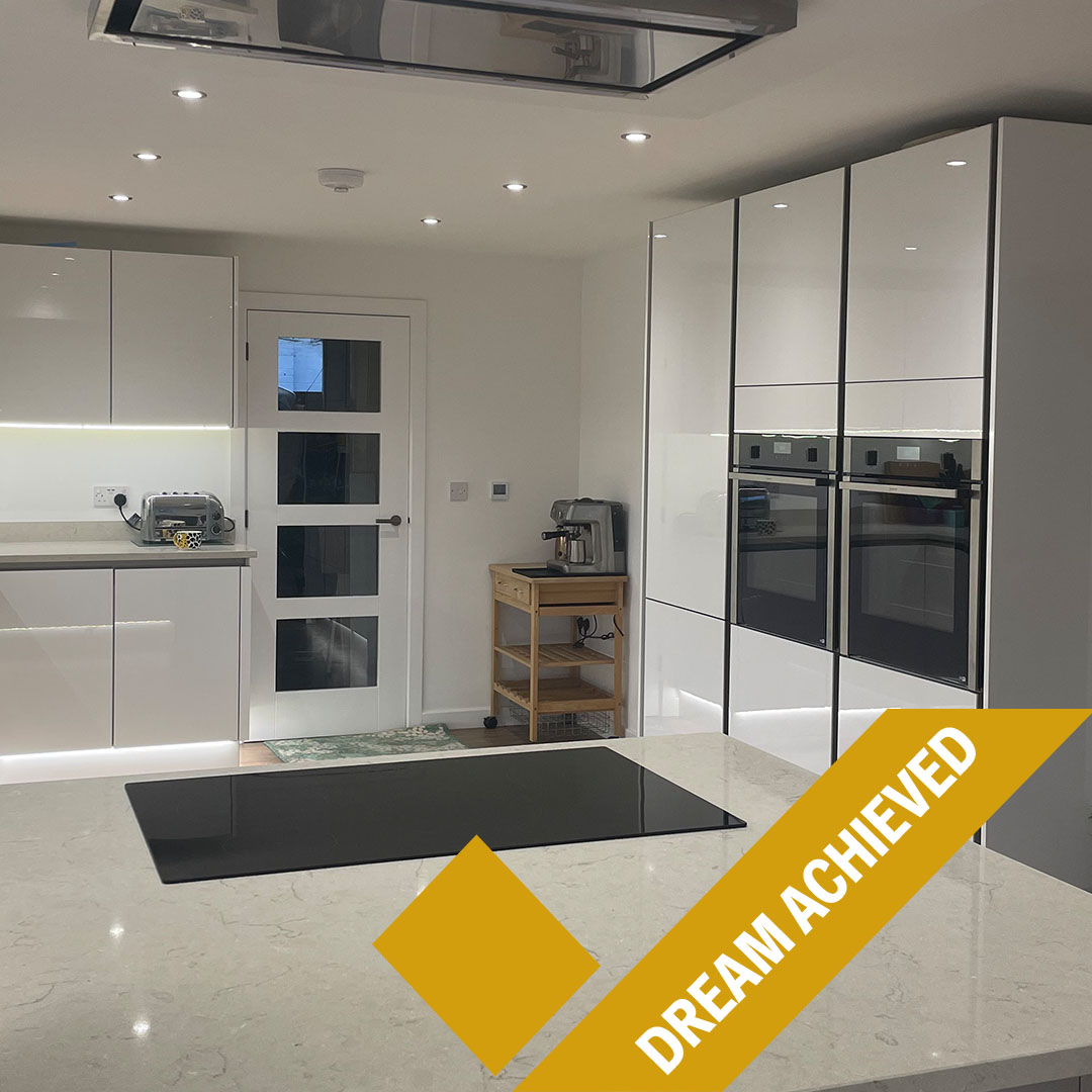 ✨ Sleek, modern &amp; effortlessly stylish! ✨

Our customer’s Nordica White True Handleless kitchen is the perfect blend of elegance &amp; practicality. With its high gloss finish &amp; handleless design, it creates a bright, open space ideal for any home.