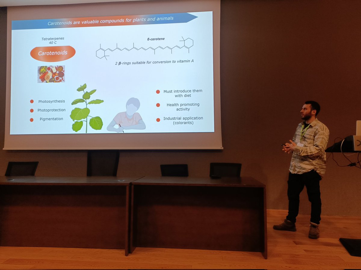 The second short communication is delivered by Luca Morelli (Ex <a href="/cragenomica/">CRAG</a> PhD student) currently in University of Southern Denmark. He explained the prenyltransferase metabolism in P. tricornutum.