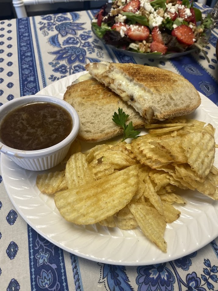 Salad and grilled cheese sandwich? You got it!

Remember, we are open Wed-Sun, 9a-8pm so stop in for dinner!