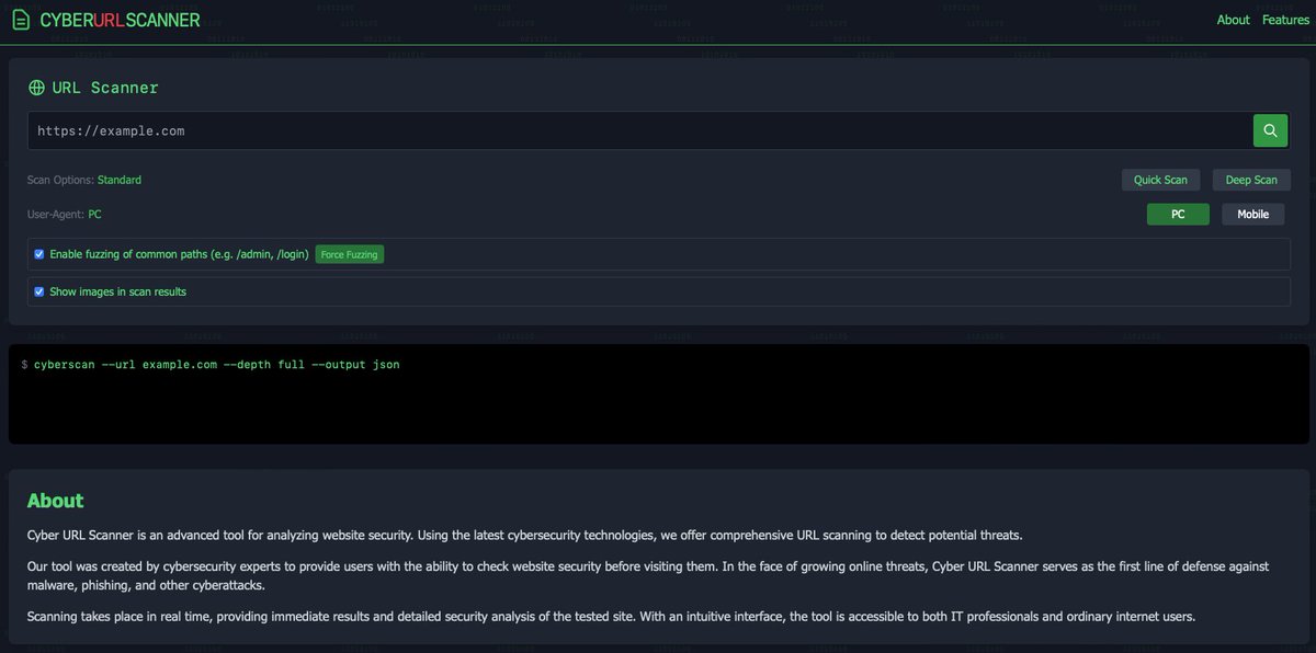karol_paciorek's tweet image. Cyber URL Scanner – all-in-one simple tool for real-time website security analysis. It offers infrastructure scans, link/script analysis, screenshot capture without visiting, one-click fuzzing, IP lookup, and clear internal/external link separation.
👉 cyscan.io
1/x