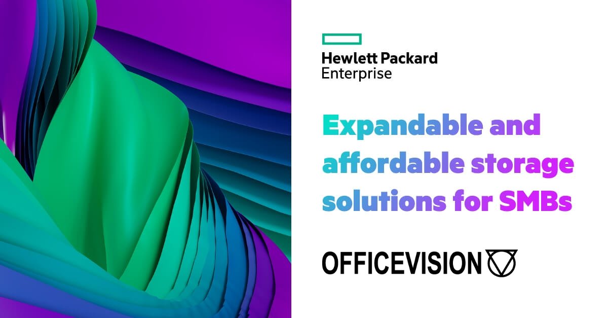 OfficevisionLtd's tweet photo. Looking for reliable and budget-friendly storage solutions? 📂

HPE has got you covered with their affordable storage options designed just for SMBs. 📊

Curious about how HPE can transform your storage game? 🔍

Contact Us today!
Tel: 01279 297201
Email: sales@officevision.co.uk https://t.co/0jejWkAdjf