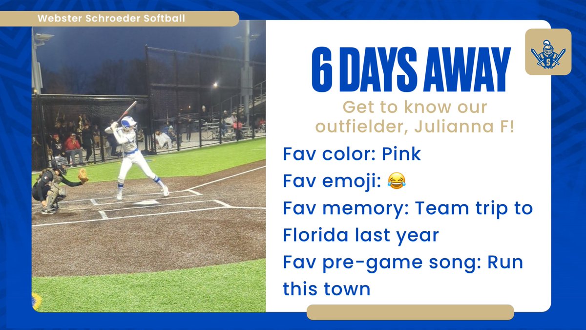 6 days away! Get to know #6 Julianna F!!