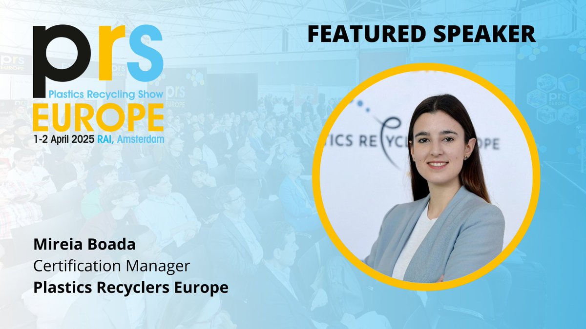 Plastics Recycling Show Europe tweet media