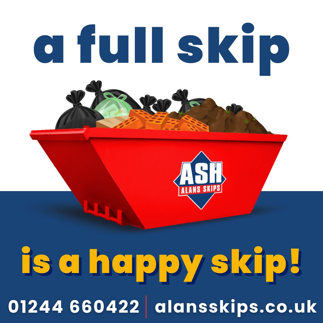 With our simple 123 Easy Step Process, hiring a skip is quick and effortless, making clutter clearing a breeze! 

✅Call us or click the link to book your skip today &gt; alansskips.co.uk/book-a-skip/

#SkipHire #WasteManagement #HomeImprovement #Cheshire #Wrexham