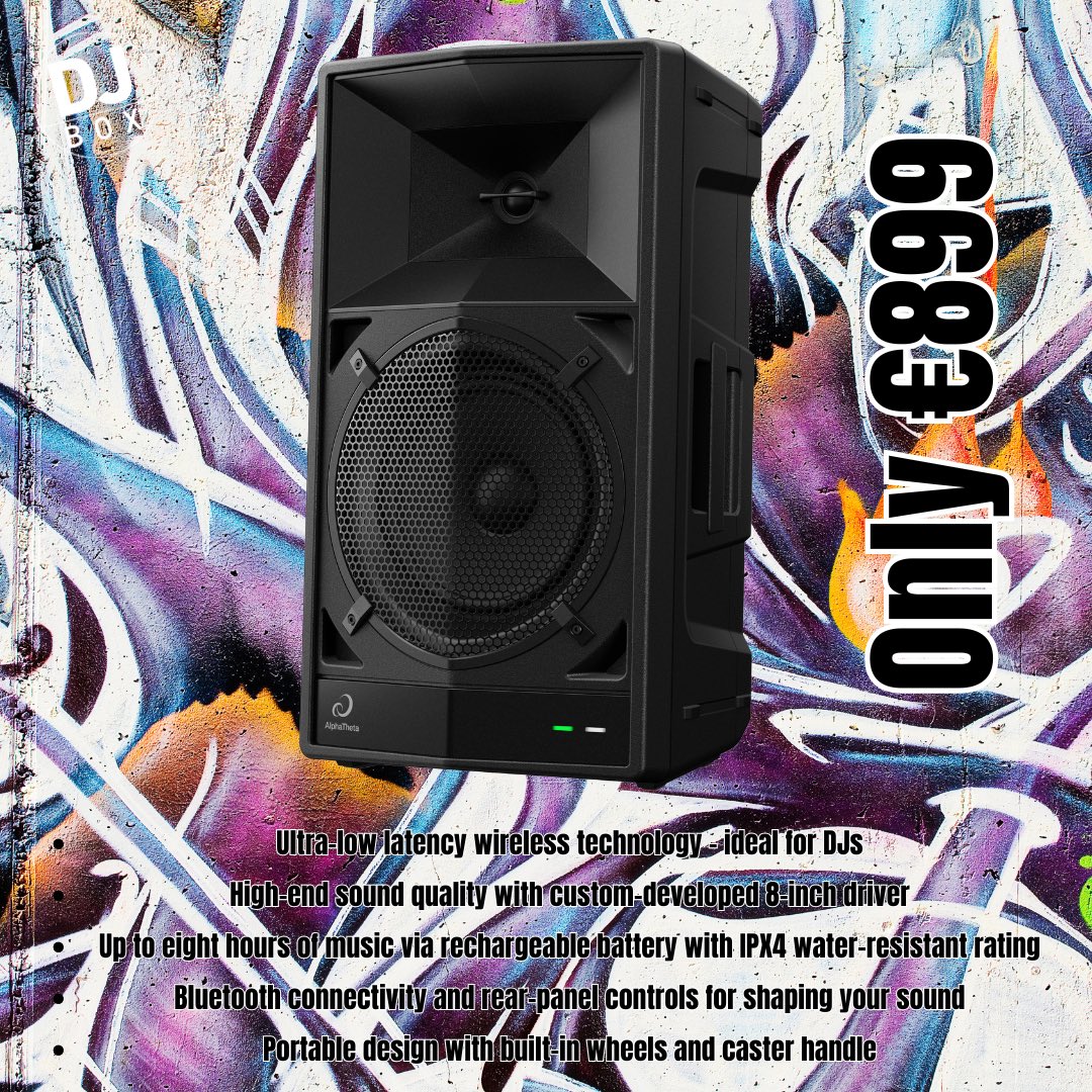 ☘️ 🔋 Battery powered speaker for St Patrick’s Day events, floats and parades!?!?

Alpha Theta Wave Eight is in stock in DJbox and only €899. High quality professional wireless &amp; battery powered speaker ready to go!

Order now from Irelands leading Pioneer DJ/Alpha Theta store.