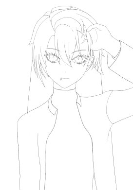 81074N's tweet photo. 下…書き
#イラスト　#オリジナルキャラ https://t.co/qUypHq8op3