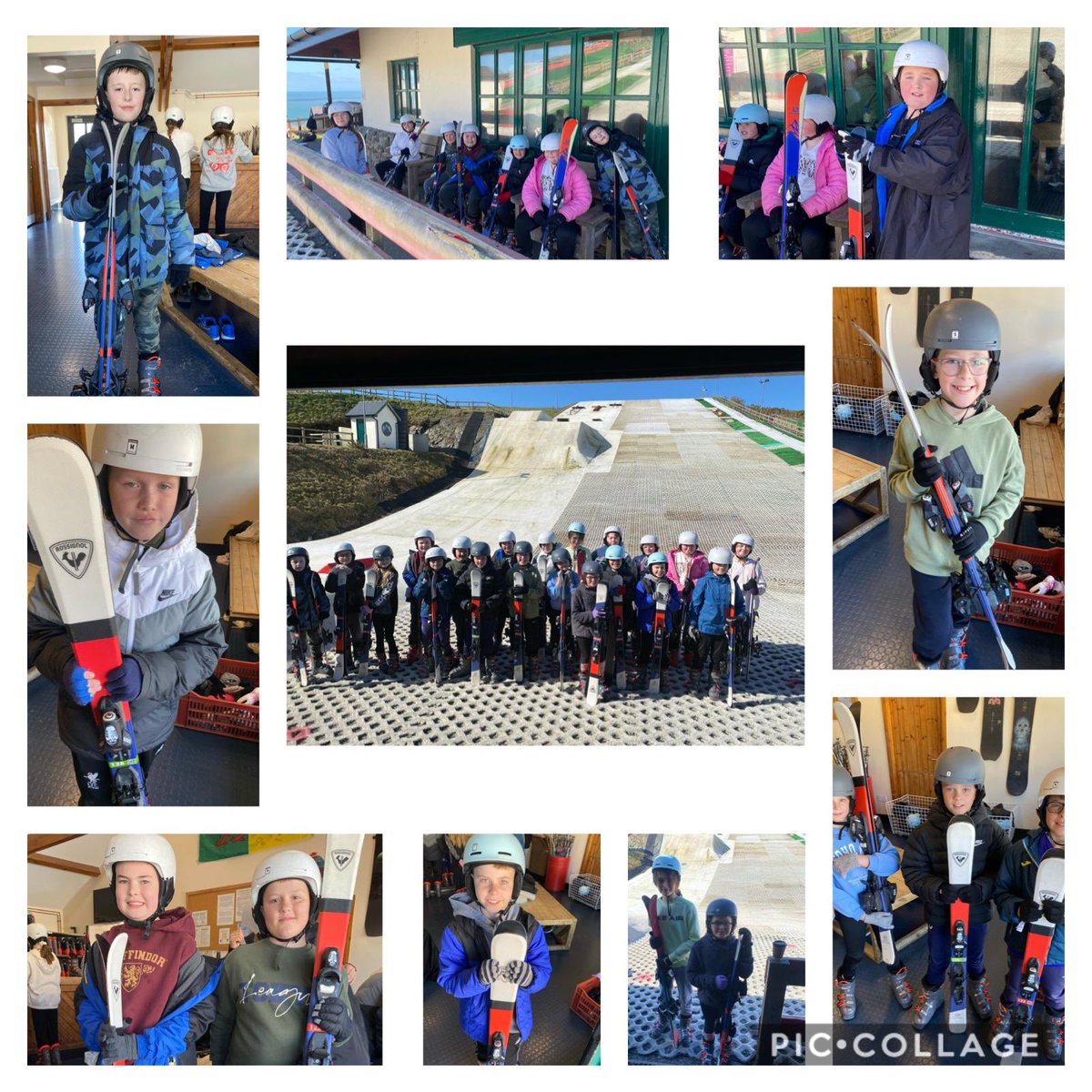 It’s all downhill from here! ⛷️