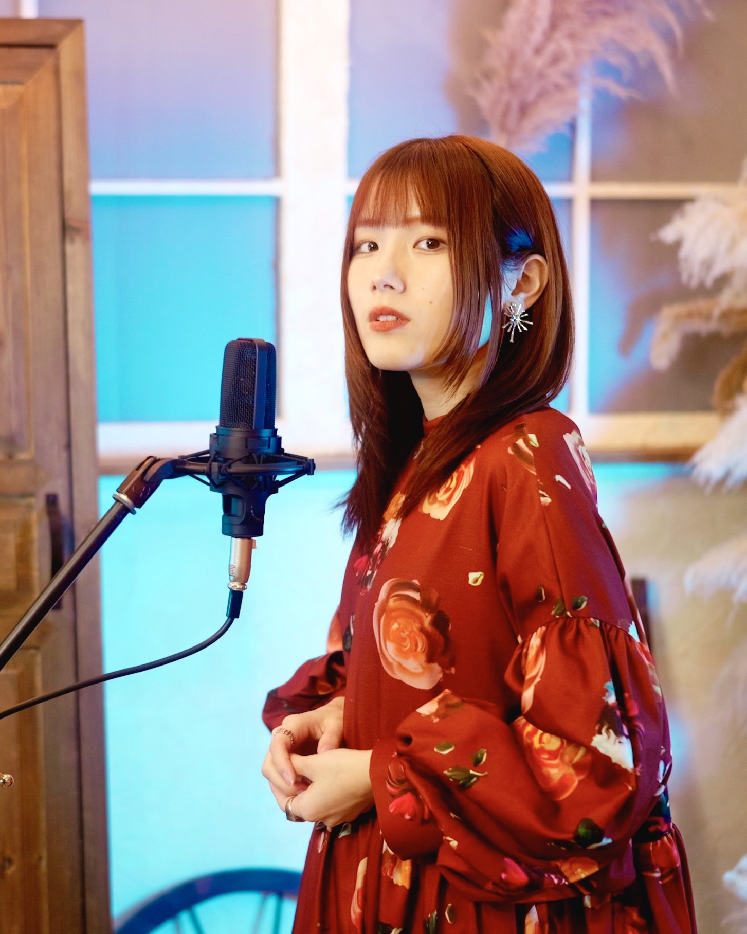 冬燈火（美人画・A2サイズ） 灯橙あか on X: 