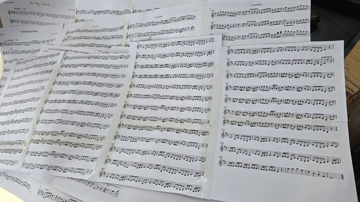 Zoë Conway (@zoeconwayfiddle) on Twitter photo Ah jeasus! So. Many. Notes 🤣
Thanks Máirtín O'Connor 🪗🎶
Nobody call me for a few days till I get my fingers around the immense back catalogue of maestro O'Connor...all will be fine on Saturday & Sunday when we get to perform...1/2 <a href="/BelfastTradF/">Belfast TradFest</a> <a href="/stpatricksfest/">St. Patrick's Festival 🇮🇪🐍☘️💚</a> Ah jeasus! So. Many. Notes 🤣
Thanks Máirtín O'Connor 🪗🎶
Nobody call me for a few days till I get my fingers around the immense back catalogue of maestro O'Connor...all will be fine on Saturday & Sunday when we get to perform...1/2 <a href="/BelfastTradF/">Belfast TradFest</a> <a href="/stpatricksfest/">St. Patrick's Festival 🇮🇪🐍☘️💚</a>