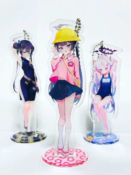 せんアカで出す脱がせるアクスタの新作届いたよーー!!!
今回はキキちゃんです❣️
PCが不調になる前に入稿できて良かった…

通常キサキと水着ヒナの再版もあります🙌 