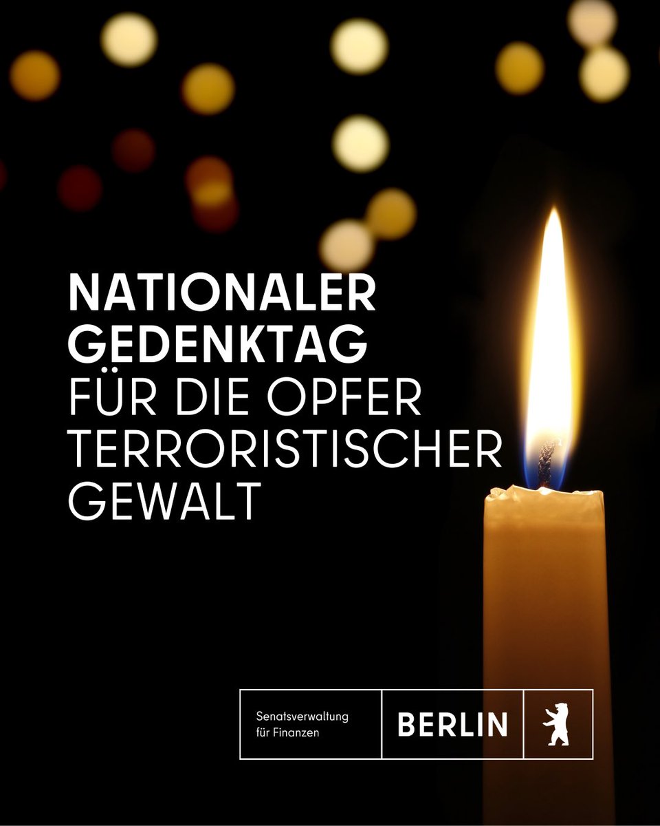 Heute gedenken wir der Menschen, die durch terroristische Gewalt ihr Leben verloren haben. Wir sind in Gedanken auch bei den Angehörigen der Opfer. Sie haben einen geliebten Menschen verloren. Auch ihr Leben wurde zerstört.