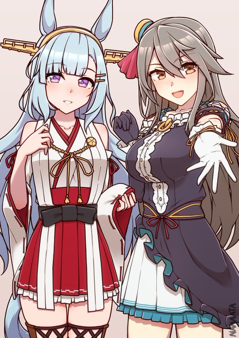 榛名メジロアルダン衣装交換絵(Skeb)
2人は顔がとても良い族なので(自分調べ)顔をめっちゃがんばった 