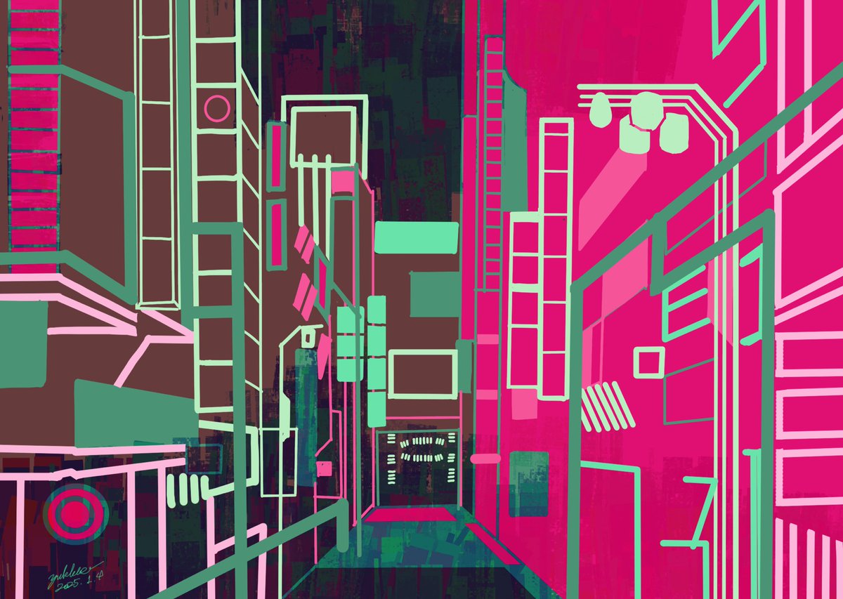 #展示会 #designfestagallery #harajyuku 
#原宿 #絵描きさんと繋がりたい 
#風景画 #illustration #イラストレーション 
#グラフィックアートポスター 
#note #degitalartist #風景画好きな人と繋がりたい