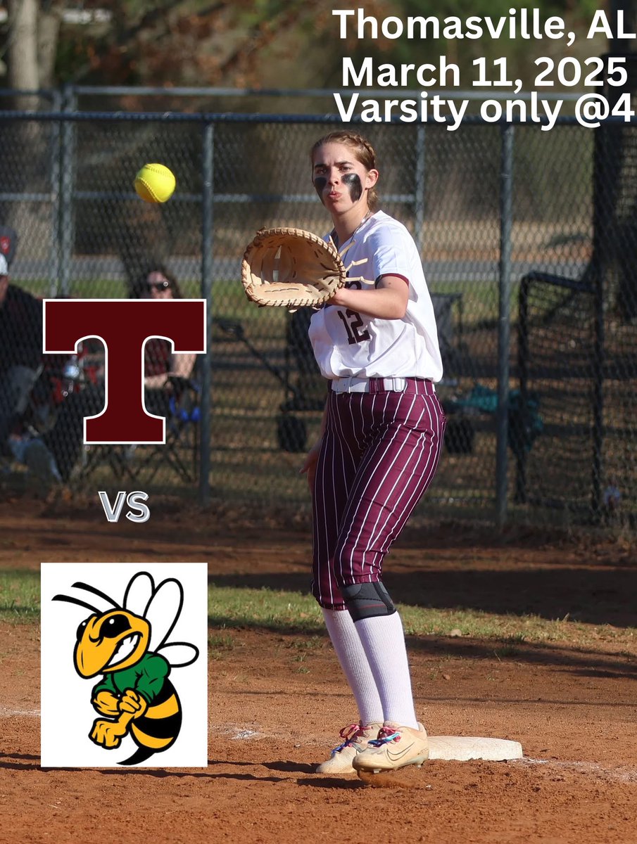 GAME DAY!! The Tigers will host Dallas County for our first area game of the year. This will be a varsity only with first pitch at 4:00. GO TIGERS!! 🐅 🥎 🔥