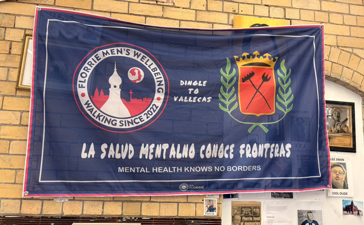 To say we’re more than delighted about our new flag for our upcoming visit to Vallecas is an understatement 

#DingleToVallecas ❤️💙

Thank you to <a href="/Kearney62Kev/">M3LV97</a> for sorting us out.