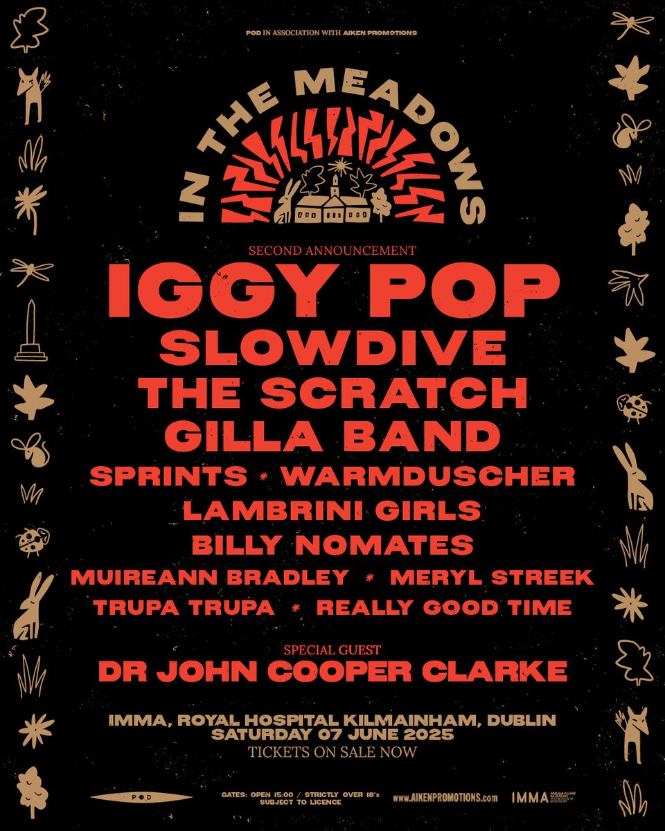 We're heading back to Dublin for In The Meadows Festival in June!

Tickets on sale this Friday at 9am -&gt; inthemeadows.ie/tickets

#Slowdive #Slowdive2025