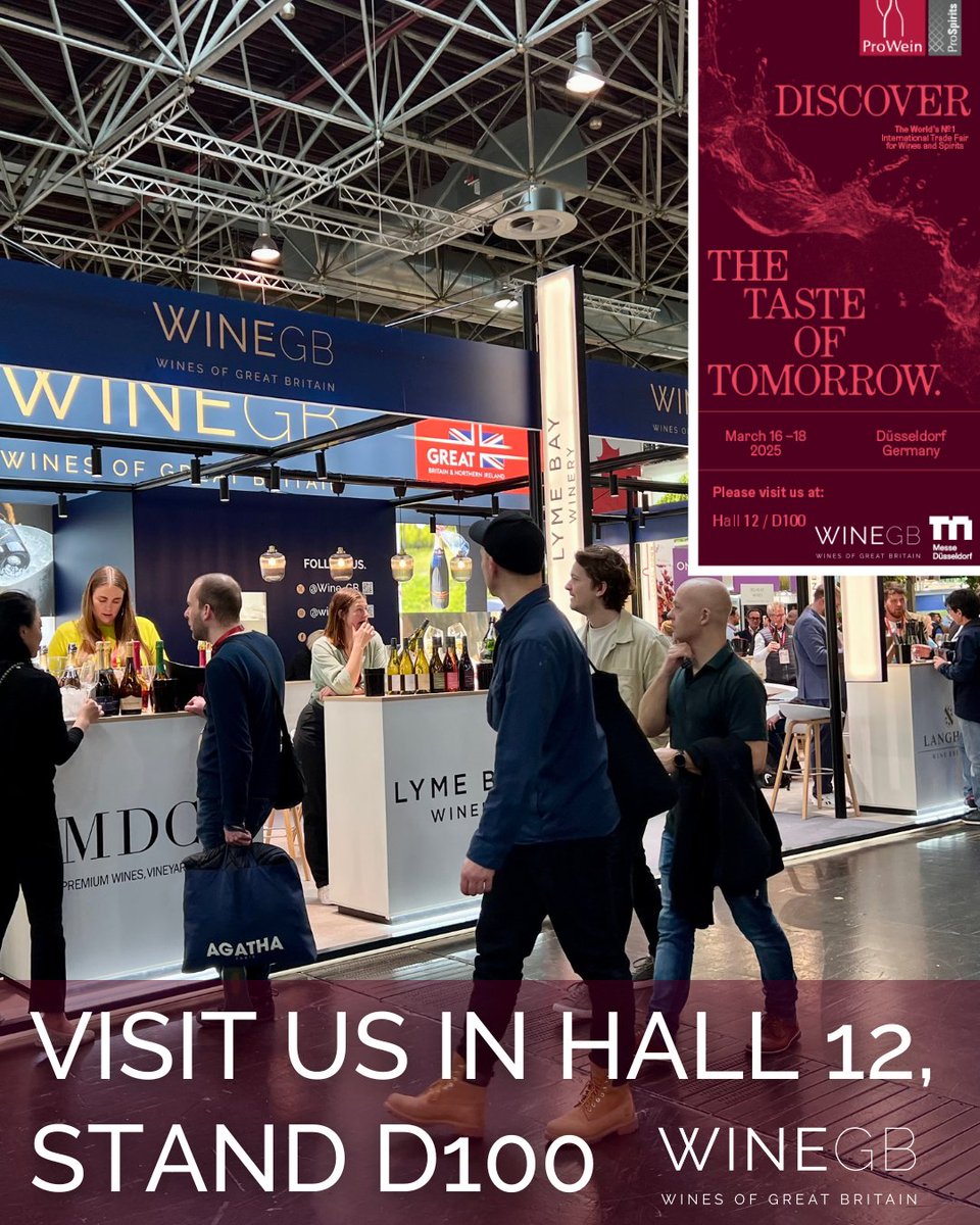 Wines of Great Britain (@wine_gb) on Twitter photo Come and see us at <a href="/ProWein/">ProWein</a> from 16 to 18 March.
We'll be in Hall 12, stand D100 alongside six fantastic producers:
⭐ <a href="/bluestonevines/">Bluestone Vineyards</a>
⭐ <a href="/everflyht/">Everflyht</a>
⭐ Exton Park
⭐ <a href="/hattingleywines/">Hattingley Valley</a>
⭐ Hundred Hills
⭐ <a href="/LeonardsleeWine/">Leonardslee Family Vineyards</a> Come and see us at <a href="/ProWein/">ProWein</a> from 16 to 18 March.
We'll be in Hall 12, stand D100 alongside six fantastic producers:
⭐ <a href="/bluestonevines/">Bluestone Vineyards</a>
⭐ <a href="/everflyht/">Everflyht</a>
⭐ Exton Park
⭐ <a href="/hattingleywines/">Hattingley Valley</a>
⭐ Hundred Hills
⭐ <a href="/LeonardsleeWine/">Leonardslee Family Vineyards</a>