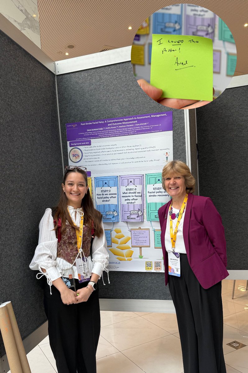 Havva Sumeyye Eroglu (@havvaseroglu) on Twitter photo Huge thanks to <a href="/AvrilDrummond1/">Avril Drummond💙</a>, for the words! I am so glad to hear that! It was a pleasure sharing our projects on post-stroke facial palsy.
#ELASF2025 was such a great conference! <a href="/StrokeEurope/">Stroke Europe</a> Huge thanks to <a href="/AvrilDrummond1/">Avril Drummond💙</a>, for the words! I am so glad to hear that! It was a pleasure sharing our projects on post-stroke facial palsy.
#ELASF2025 was such a great conference! <a href="/StrokeEurope/">Stroke Europe</a>