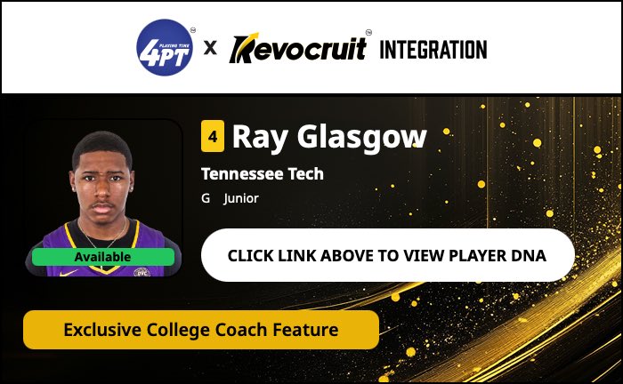 CBB Transfer Portal Spotlight

Ray Glasgow
6'3" 180
Guard
Tennessee Tech 

2024-25 Stats (29 Games):
📊 6.9 PPG, 3.2 RPG, 1.2 APG, 32.0 3P%

Coach Exclusive Revocruit Player DNA:
🔗 applink.revocruitathlete.com/player/68827

#TP4PT #TransferPortal