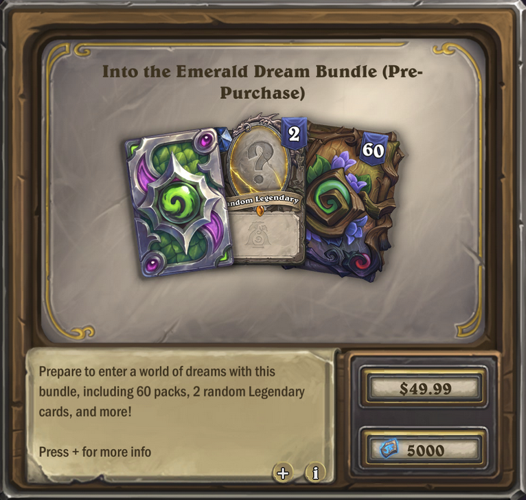 GIVEAWAY TIME!!  🔥🔥

The New Expansion is close &amp; Blizzard gave me some Bundles to Giveaway!

60x Emerald Dream Packs
2x Emerald Legendaries
1x Ysera Card Back

✅Follow, ✅ Like, ♻️ Retweet &amp; tell me your favorite HS expansion EVER!!

Winner on 17 March, good luck! 🙏