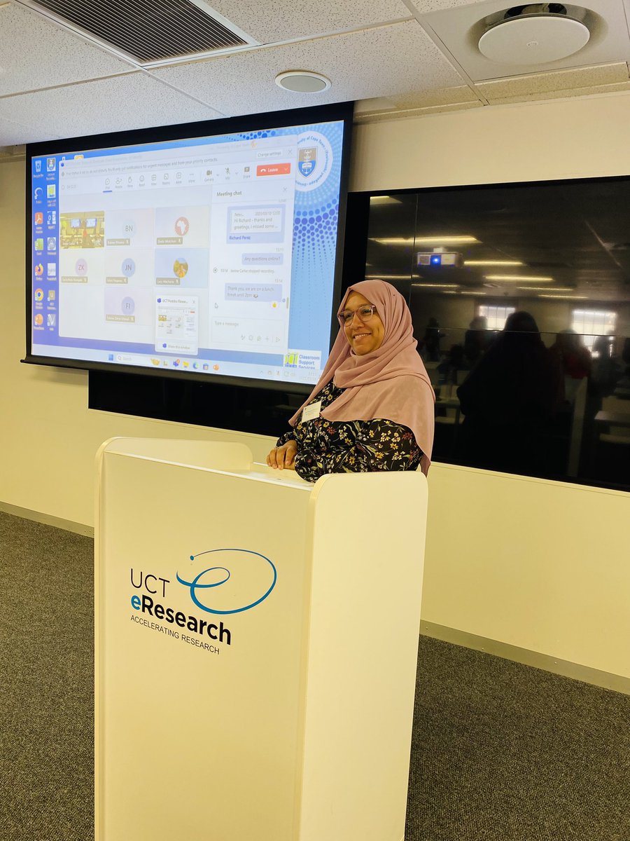 GenMS_UCT's tweet image. Dr Firfirey presented a talk titled "Decoding Opioid Signaling Pathways: Allele combinations within ABCB1, OPRM1 and COMT, are associated with Chronic Shoulder Pain and Disability symptoms in South African Breast Cancer Survivors" at the UCT postdoctoral fellow roadshow.