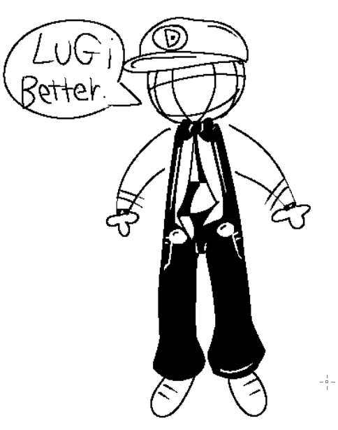 DiSka's tweet photo. happy (late) #MarioDay 

Luigi is better. https://t.co/FVTQEqLm5U