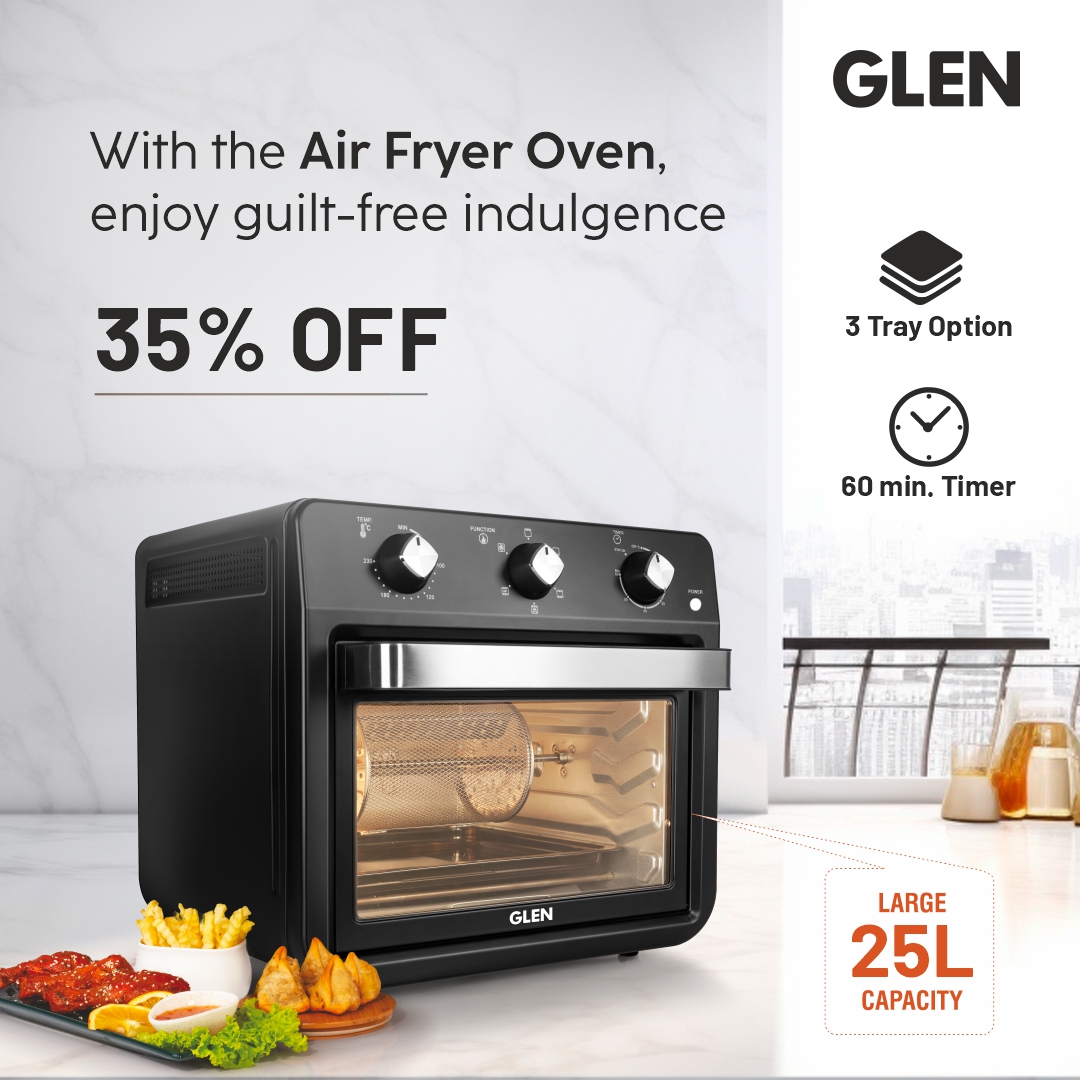 Crisp, golden, and healthier fries? Yes please! With the Air Fryer Oven, enjoy guilt-free indulgence.

Shop Now: shorturl.at/AgYZy

#HealthyEating #AirFryer #GuiltFreeSnacking #KitchenAppliances #CrispyGoodness #makewithglen