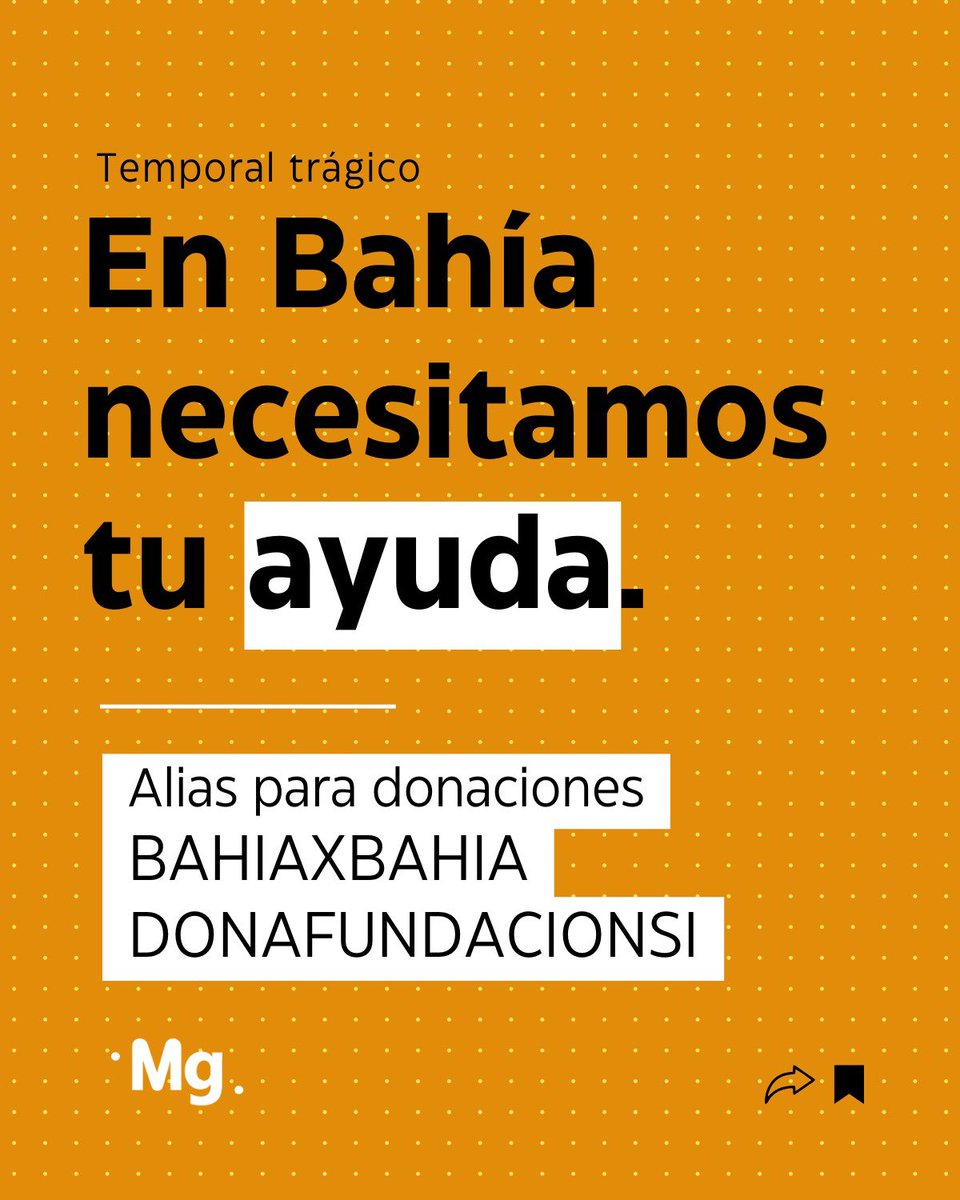 Amigos, el viernes 7 de marzo un diluvio sin precedentes azotó Bahía Blanca, la ciudad que nos vio nacer y en donde está la mayoría de nuestro equipo.
⬇️