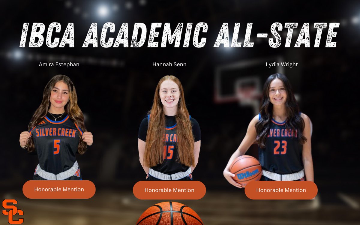Silver Creek Lady Dragons (@schsgbb) on Twitter photo Big congratulations to Silver Creek's <a href="/amira5estephan/">amira estephan</a>, <a href="/hannahsenn2025/">Hannah Senn</a>, and <a href="/lydia_wright32/">Lydia Wright</a> for being named IBCA Academic All-State! Books and Basketball!!! <a href="/joshcookNT/">Josh Cook</a> Big congratulations to Silver Creek's <a href="/amira5estephan/">amira estephan</a>, <a href="/hannahsenn2025/">Hannah Senn</a>, and <a href="/lydia_wright32/">Lydia Wright</a> for being named IBCA Academic All-State! Books and Basketball!!! <a href="/joshcookNT/">Josh Cook</a>