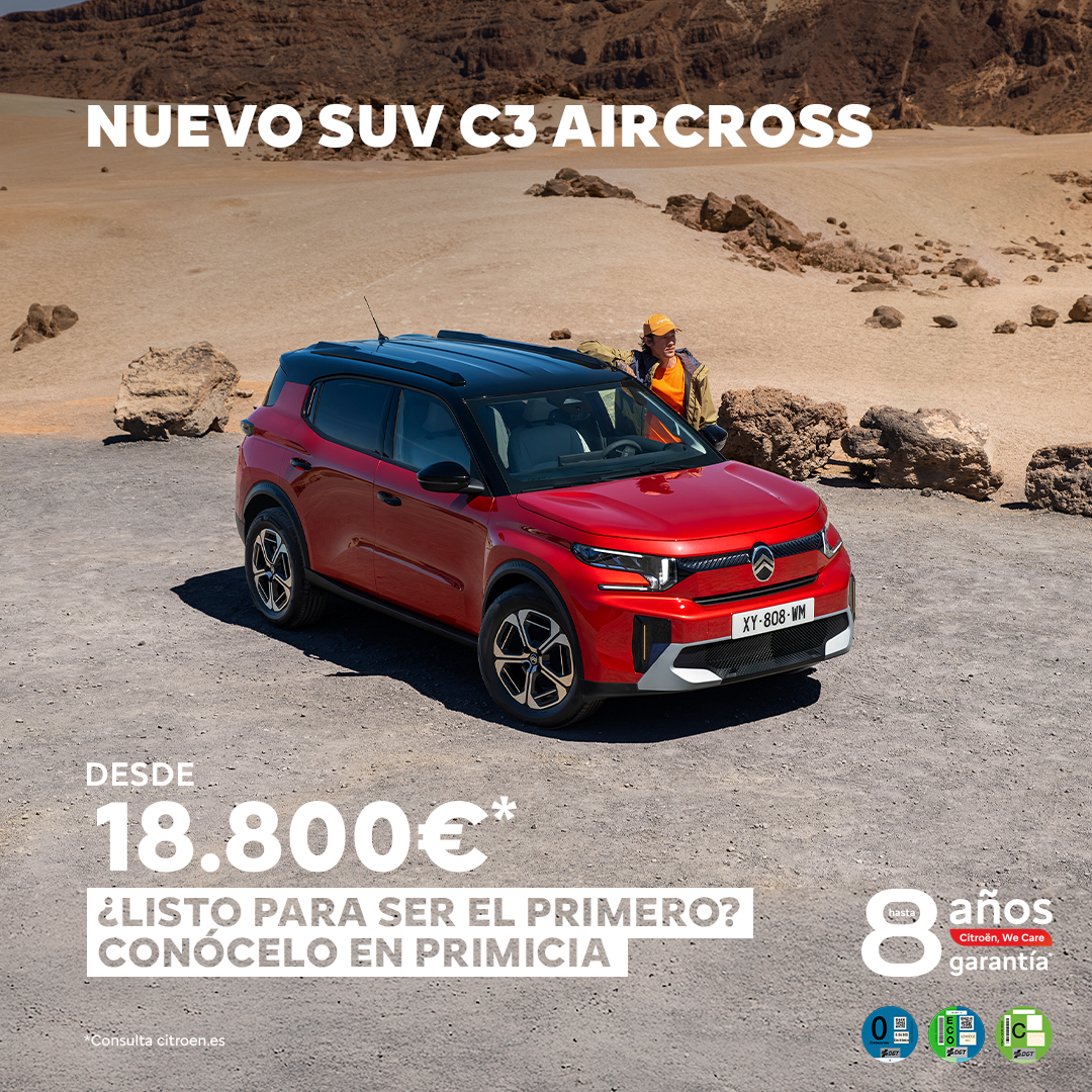 ¡Ya puedes conocer el nuevo Citroën SUV C3 Aircross! ⁣
⁣
Sé el primero en conocerlo en primicia nuestro concesionario Citroën Ciudauto el próximo martes 18 de Marzo.

👉 Más información: 648 56 16 67 (Raquel)