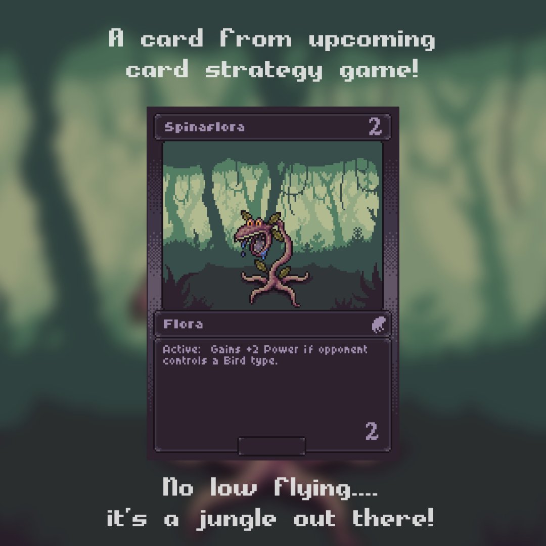 BizmasterStudio's tweet image. This realm (set/expansion) is set in a wild, untamed place. It is filled with creatures un-imaginable, vying for dominance. They are the Beasts of Nel&apos;Khan.
#pixelart #cardgame #cardgamedesign