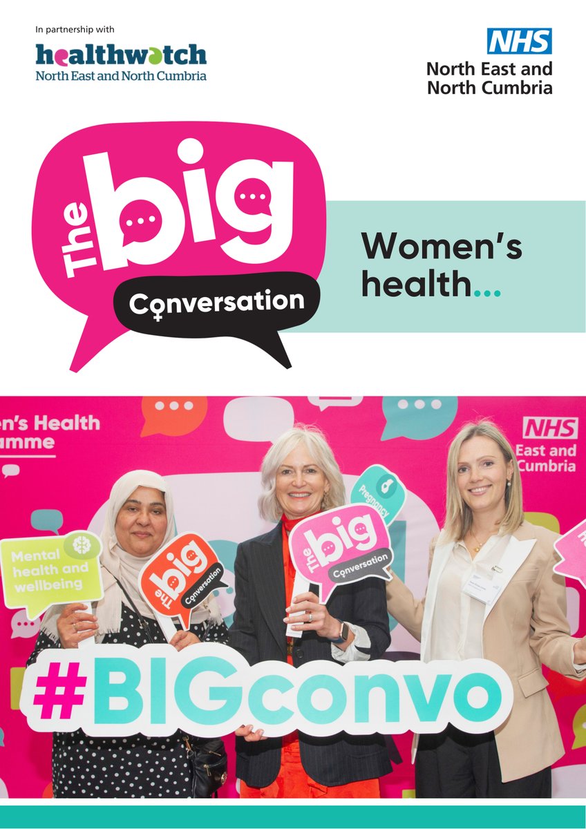 Nearly 4,500 women surveyed across our region have listed their top five healthcare priorities in a groundbreaking new report by @nenc_nhs. Read it here 👇

healthwatchnorthtyneside.co.uk/news/womens-he…

#WomensHealth #NHS