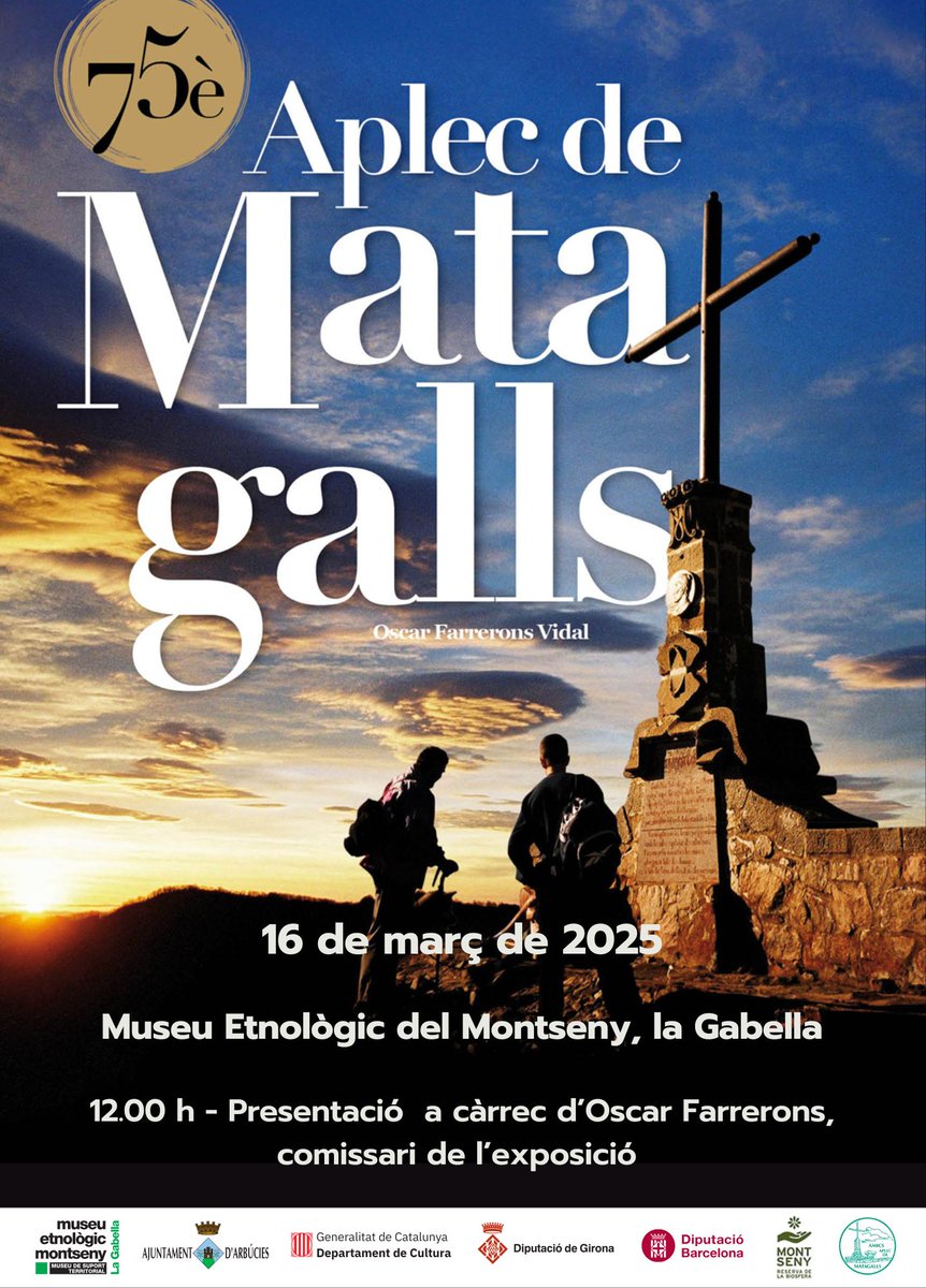 Aquest diumenge 16 de març, presentació de la nova exposició del Museu Etnològic del Montseny "75è Aplec de Matagalls". A les 12 del migdia.