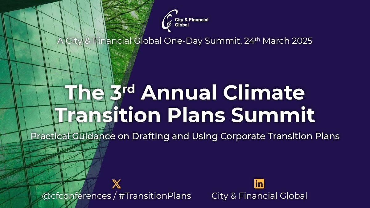 cfconferences's tweet image. The EU Omnibus Package is a direct response to Mario Draghi's report on EU competitiveness. We are delighted that Rachel Barrett, ESG Partner, @LinklatersLLP, will provide an in-depth analysis of this at our Climate #TransitionPlans Summit.

Learn more: cityandfinancialglobal.com/the-3rd-annual…