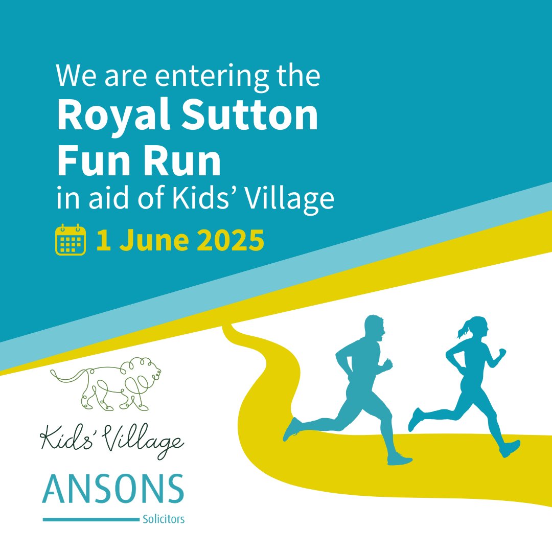 Ansons Solicitors (@ansonslegal) on Twitter photo Weāre proud to share that weāre taking part in the #RoyalSuttonFunRun again this year!
Our team will be tackling this 8.5 mile route to raise vital funds for our charity of the year, <a href="/TheKidsVillage/">TheKidsVillage</a>.
You can donate here: bit.ly/3DldJyj
#WestMidlands #Charity Weāre proud to share that weāre taking part in the #RoyalSuttonFunRun again this year!
Our team will be tackling this 8.5 mile route to raise vital funds for our charity of the year, <a href="/TheKidsVillage/">TheKidsVillage</a>.
You can donate here: bit.ly/3DldJyj
#WestMidlands #Charity
