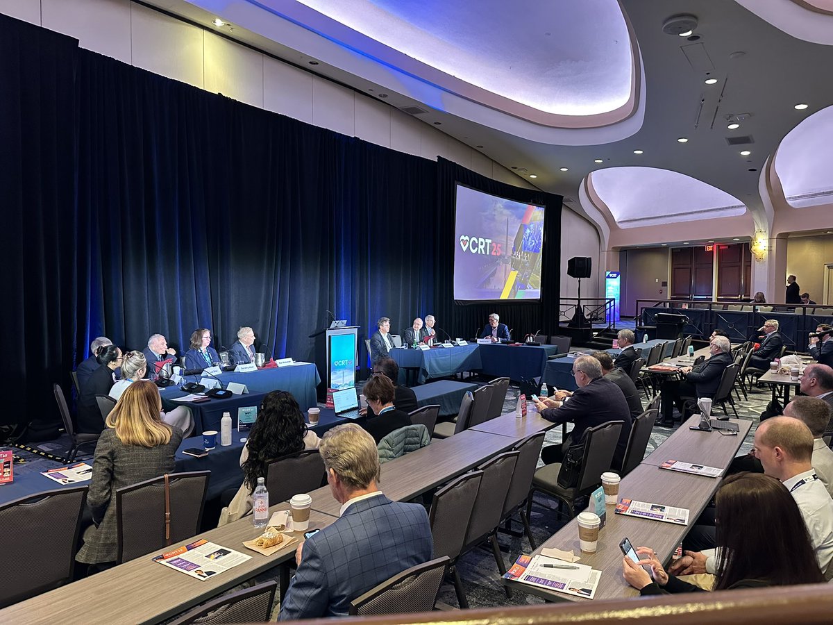 At the MedTech Town Hall at #CRT2025. Buzz word of the session so far concerning the regulatory landscape in 2025: “uncertainty”