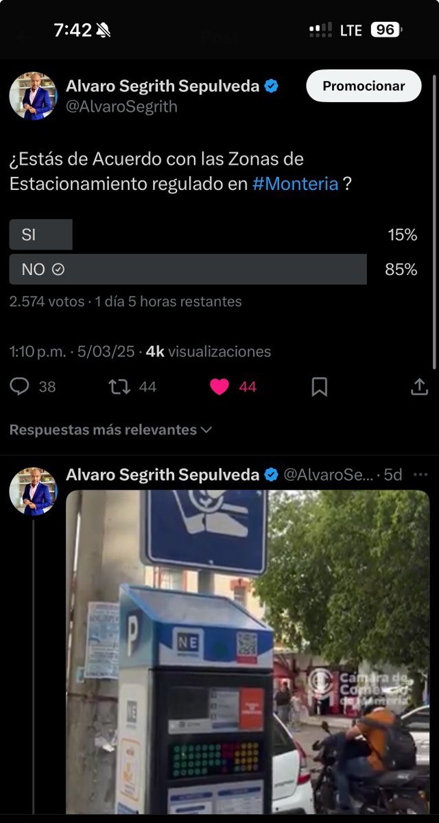 AlvaroSegrith's tweet image. En este simple sondeo la comunidad expresó que NO está de acuerdo con las #ZER en #Monteria 

1. Afectación económica a establecimientos de comercio. 
2. Impacto económico en los cánones de arrendamiento de Locales comerciales. 
3. Impacto en el empleo. Riesgo ⚠️

@CHICANOTICIAS1…