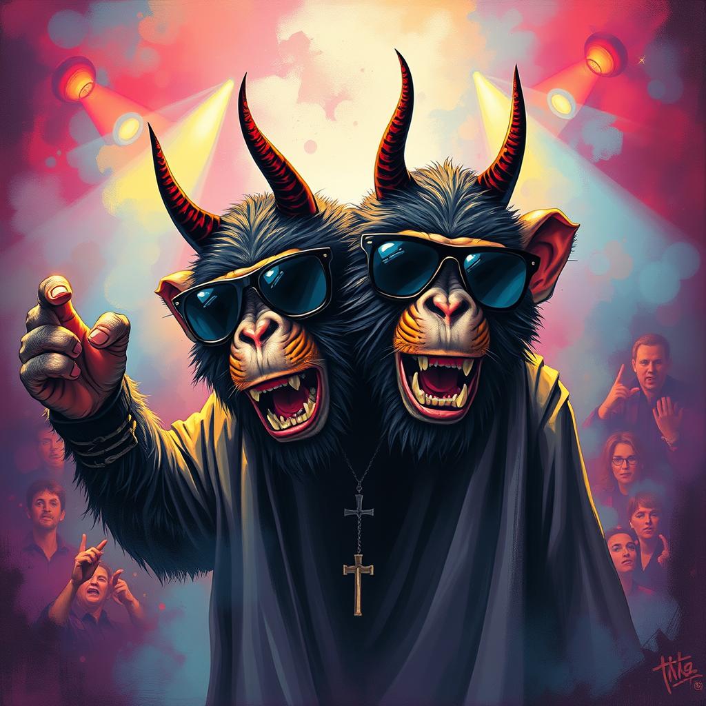 AzkalKabbul's tweet photo. 👿We live with the devil

#monkey #art #nft #comics #gm #monday #party #devil https://t.co/fccVcUpWJ4
