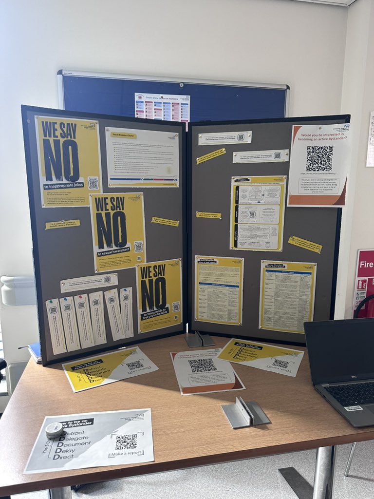 •Katie• (@_katiebass) on Twitter photo New sexual misconduct strategy has been launched at <a href="/UHDBTrust/">University Hospitals of Derby and Burton NHS FT</a>
Join us and sign up for new bystander training because #wesayno to sexual misconduct.
Speak to the lovely team today on Level 5 RDH 💛 New sexual misconduct strategy has been launched at <a href="/UHDBTrust/">University Hospitals of Derby and Burton NHS FT</a>
Join us and sign up for new bystander training because #wesayno to sexual misconduct.
Speak to the lovely team today on Level 5 RDH 💛