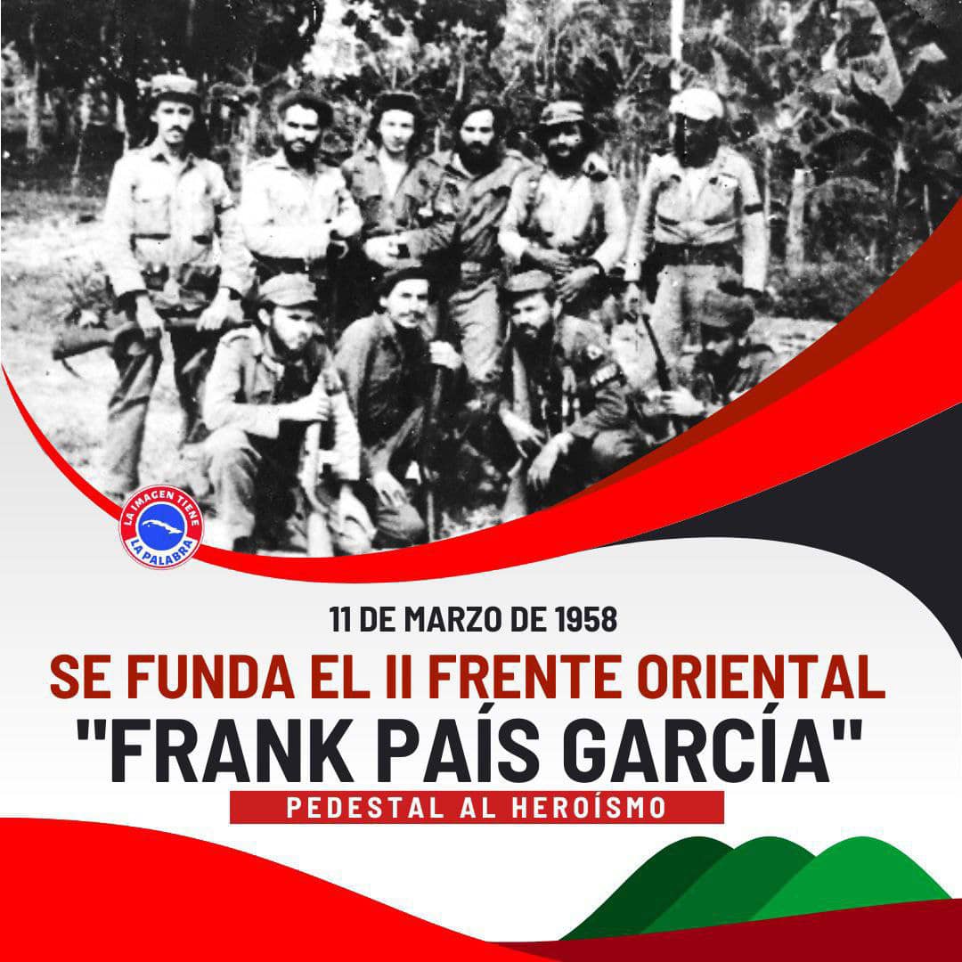 SantaCem43504's tweet photo. Al mando de Raúl Castro se crea el II Frente Oriente Frank País 
#JuntoPorLaDemocracia
#Mayabeque https://t.co/25qzvPImCg