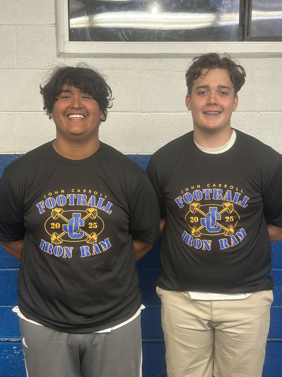 Coach Joe (@coachjmolina) on Twitter photo S/O to <a href="/JCGoldenRams/">John Carroll</a> Yuri Gonzalez and Tommy Smith for EARNING the Week 8 Iron Ram Award!!! KEEP WORKING!!! #ONE #JCNation #HookEmRams π€πΌπ€πΌπ€πΌ S/O to <a href="/JCGoldenRams/">John Carroll</a> Yuri Gonzalez and Tommy Smith for EARNING the Week 8 Iron Ram Award!!! KEEP WORKING!!! #ONE #JCNation #HookEmRams π€πΌπ€πΌπ€πΌ