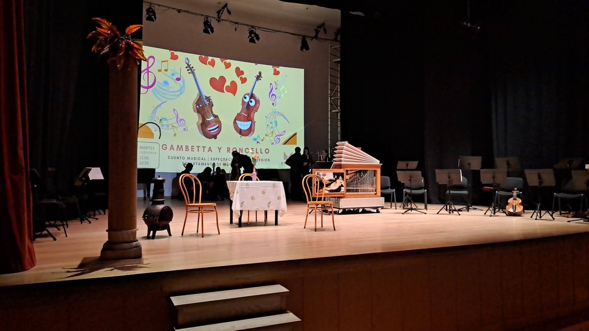 Nuestros más pequeños han viajado a Salamanca para disfrutar del cuento musical "Gambetta y Roncello" en el <a href="/COSCYL/">COSCYL</a> #aprendizajemusical