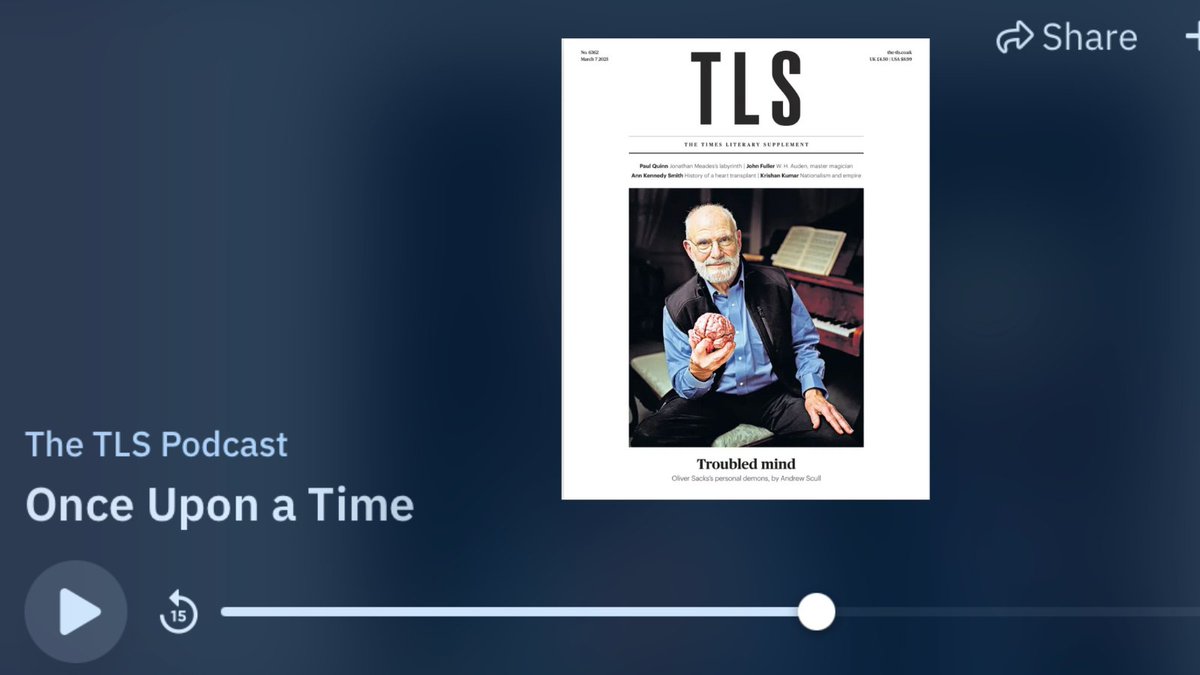 ‘He’s showing the two realities simultaneously, the mental reality and the physical reality and that’s just extraordinary.’
Listen to The Pol Roger Duff Cooper Prize 2025 winner Sue Prideaux interviewed by judge David Horspool on <a href="/TheTLS/">The TLS</a>  podcast.
the-tls.co.uk/regular-featur…