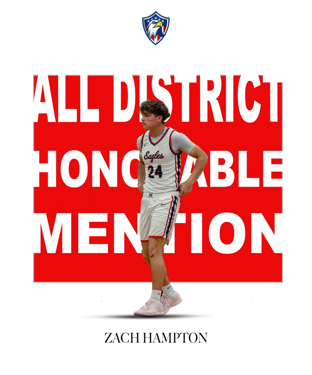 Congratulations to our very own <a href="/Zach_H1212/">Zachary Hampton</a> for being selected 29-5A Honorable Mention All-District.