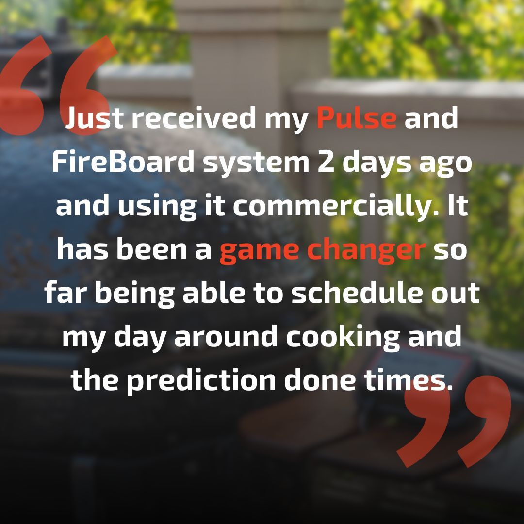 Set it and forget it 🔥 FireBoard technology + Pulse makes planning your day a breeze. 😮‍💨

#FireBoardPulse